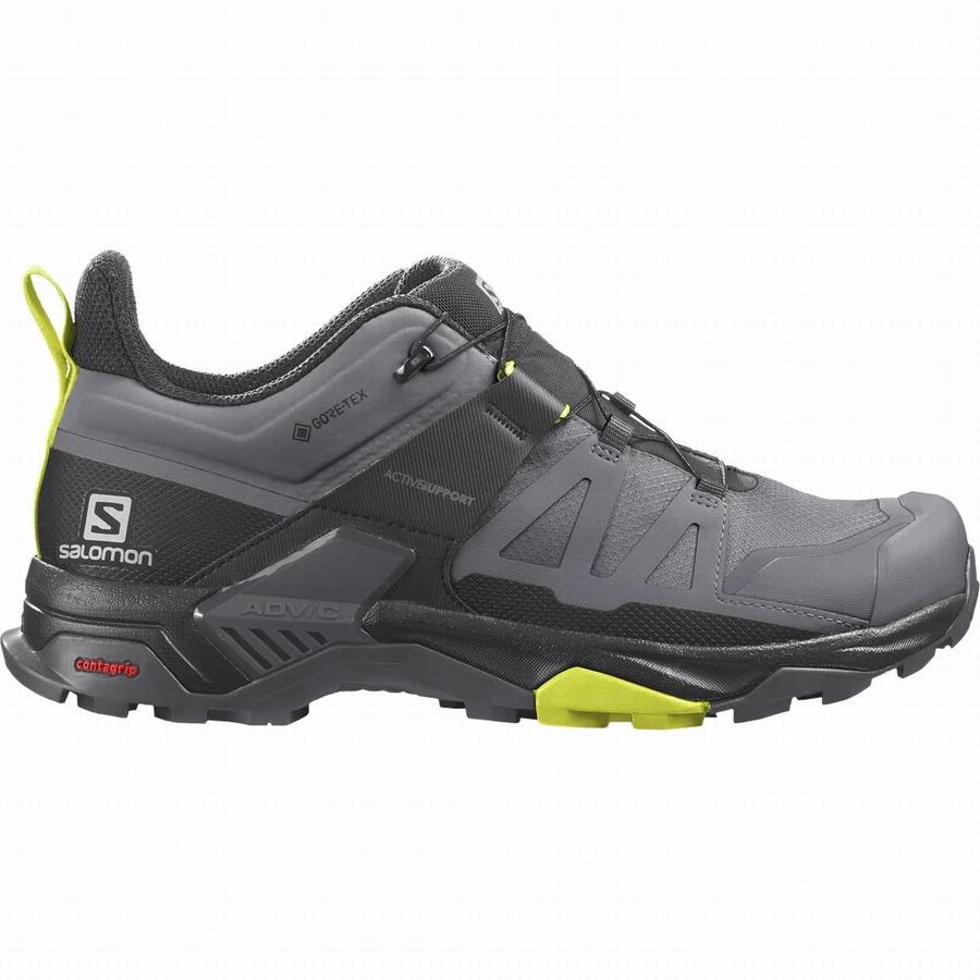 Salomon X Ultra 4 Gore-tex Férfi Túracipő Sötét Szürke (FIG237EQ)